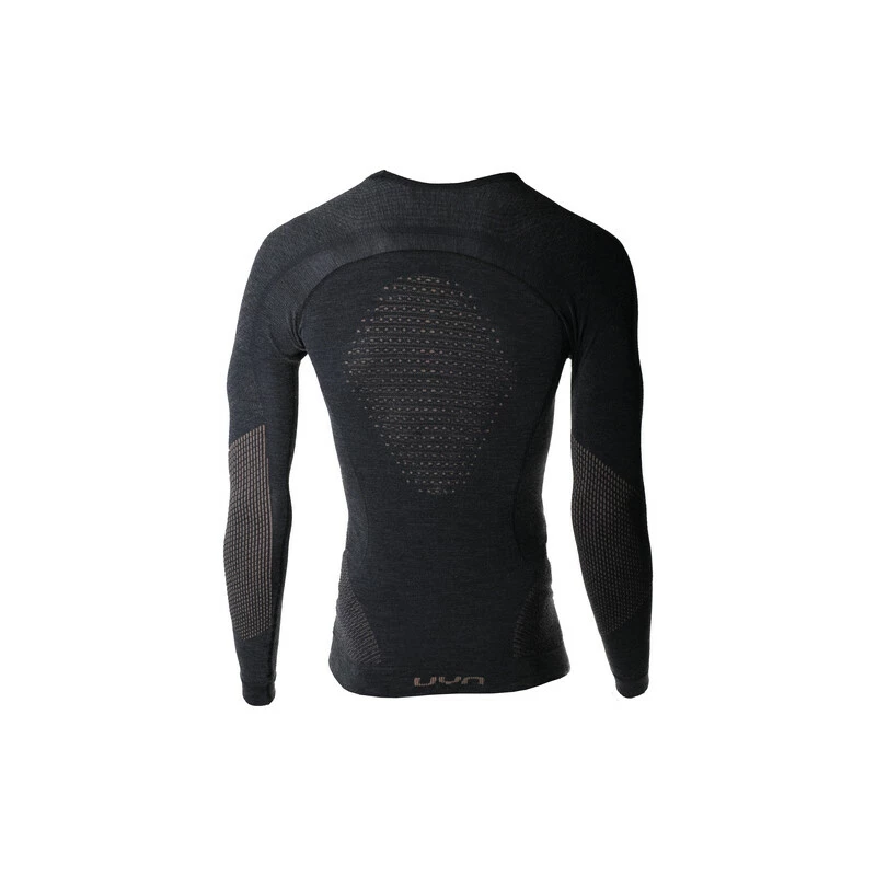 UYN Man Fusyon Cashmere Shirt Long Sleeve Grey Rock / Brown L/XL 4 UYN Man Fusyon Cashmere Shirt Long Sleeve Grey Rock / Brown L/XL – Bild 2