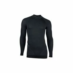 UYN Man Fusyon Shirt LS Turtleneck Black / Anthracite / Anthracite L/XL
