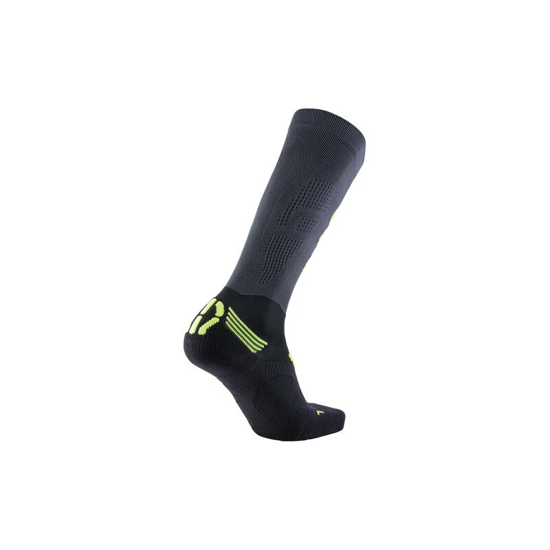 UYN Man Run Compression Fly Socks Anthracite / Yellow Fluo 45-47 4 UYN Man Run Compression Fly Socks Anthracite / Yellow Fluo 45-47 – Bild 2