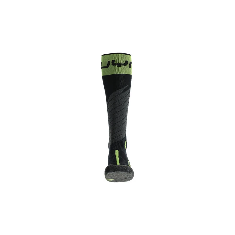 UYN Man Ski One Merino Socks Black/lime 39-41 4 UYN Man Ski One Merino Socks Black/lime 39-41 – Bild 2