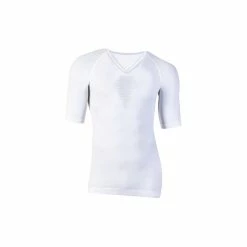 UYN Man Visyon Light 2.0 Shirt V-Neck White Short Sleeve S/M