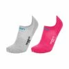 UYN Unisex Sneaker 4.0 Socks 2Prs Pack Light Grey Mel/pink 37-38 -Fahrradladen uyn unisex sneaker 40 socks 2prs pack light grey mel pink 37 38