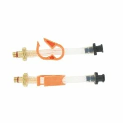 VAR Ersatzschl&auml;uche M6 Set &agrave; 2 Stk. Zu Disc Entl&uuml;ftungsset Orange -Fahrradladen var ersatzschlaeuche m6 set a 2 stk zu disc entlueftungsset orange3