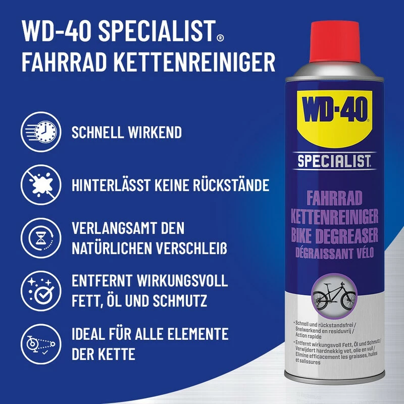 WD-40 WD 40 Kettenreiniger, 500ml Spraydose 5 WD-40 WD 40 Kettenreiniger, 500ml Spraydose – Bild 3