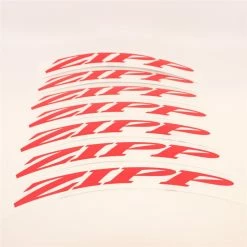Wheel Decal Kit Zipp 202 DiscBrake SingleRim Red