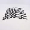 Wheel Decal Kit Zipp 303 DiscBrake SingleRim Black -Fahrradladen wheel decal kit zipp 303 discbrake singlerim black