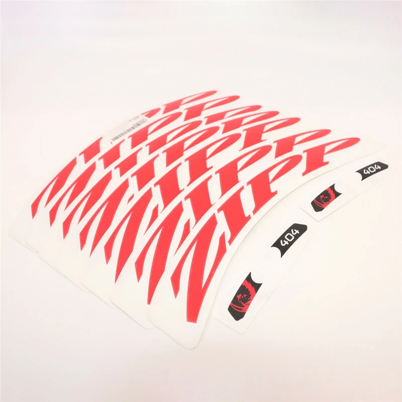Wheel Decal Set Zipp 404 For One Wheel Matte Red 3 Wheel Decal Set Zipp 404 For One Wheel Matte Red
