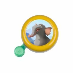 Widek Kinderglocke Animal Kingdom Stahl Lackiert In Gelb Auf Einer Karte