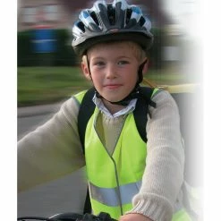 WOWOW Leuchtweste, MESH GILET KIDS, Gelb, GELB, M -Fahrradladen wowow leuchtweste mesh gilet kids gelb gelb m3