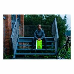 WOWOW Schutzh&uuml;lle, BAG COVER AQUA, Mit LED, Gelb -Fahrradladen wowow schutzhuelle bag cover aqua mit led gelb3