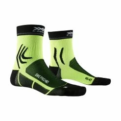 X-SOCKS Men Bike Pro Mid Opal Black/phyton Yellow 35-38