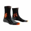 X-SOCKS Men Winter Run 4.0 Black/dark Grey Melange/x-orange 39-41