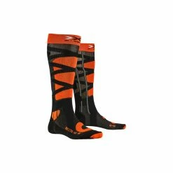 X-SOCKS Ski Control 4.0 Anthracite Melange/x-orange 39-41