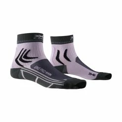 X-SOCKS Woman Bike Pro Charcoal/magnolia Purple 37-38