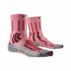 X-SOCKS Woman Trek X Linen Vintage Red Melange/grey Melange 39-40