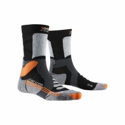 X-SOCKS Women X-Country Race 4.0 Black/stone Grey Melange 35-36
