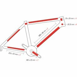 Zéfal Z&eacute;fal Rahmenschutzfolie Skin Armor L Matt, Set F&uuml;r 1 Rahmen, Matt, L -Fahrradladen zefal rahmenschutzfolie skin armor l matt set fuer 1 rahmen matt l4