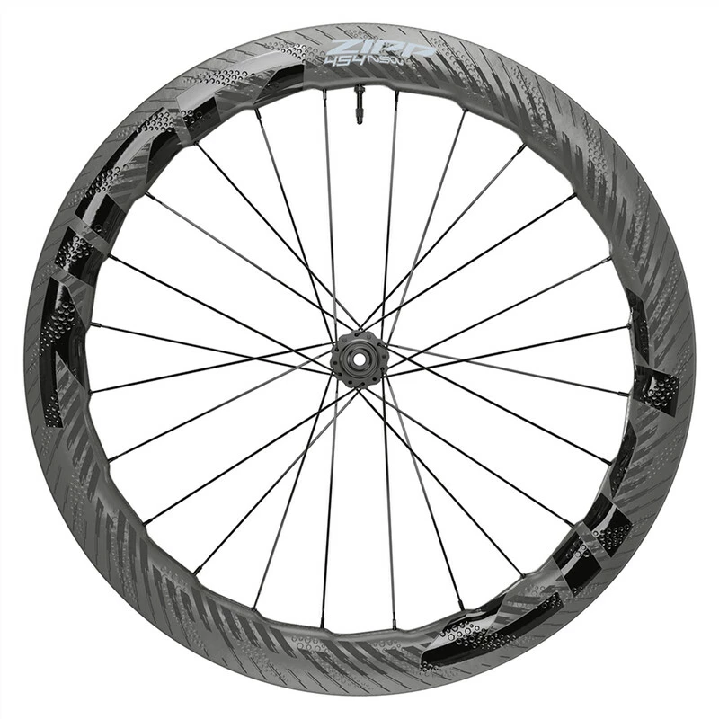 Zipp 454 NSW Tubeless Disc-Brake Front Wheel V2 Black Carbon 700C/'12X100 3 Zipp 454 NSW Tubeless Disc-Brake Front Wheel V2 Black Carbon 700C/'12X100