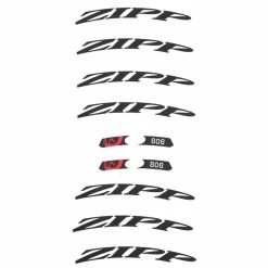 ZIPP Klebersatz 808/Scheibenrad Schwarz Matt, F&uuml;r Ein Laufrad